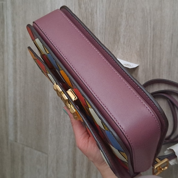 NWT Tory Burch Eleanor Woven Convertible Bag - Picture 6 of 16